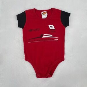 Y2K Winner's Circle Dale Earnhardt Jr Infant Bodysuit 3-6 Months NASCAR #8 Vtg